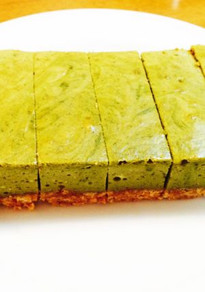 抹茶のベイクドチーズケーキ-レシピのメイン写真