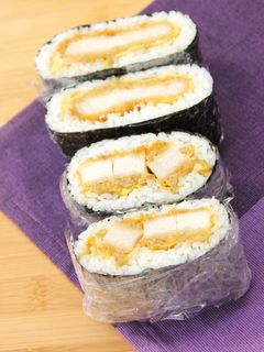 おにぎらず!をカツ丼にしてみた★-レシピのメイン写真