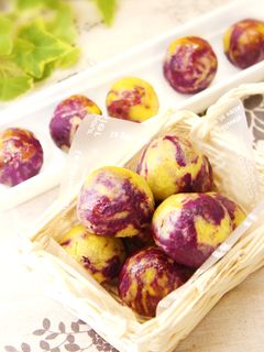 紫芋とさつま芋のスイートポテト♡-レシピのメイン写真