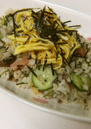 干物ちらし寿司-レシピのメイン写真
