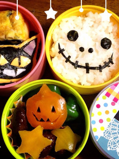 ハロウィン弁当☆化け猫-レシピのメイン写真