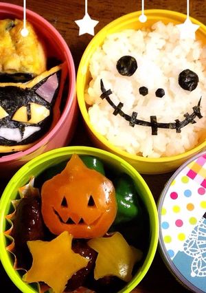 ハロウィン弁当☆化け猫-レシピのメイン写真