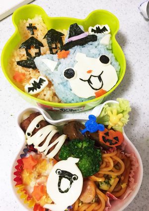 妖怪ウォッチ キャラ弁ハロウィン-レシピのメイン写真