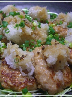 簡単☆なめ茸deつくねバーグ♪-レシピのメイン写真
