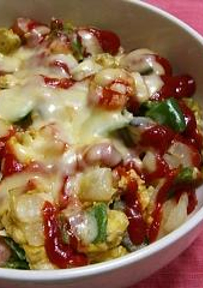 卵と野菜のまぜまぜごはん★-レシピのメイン写真
