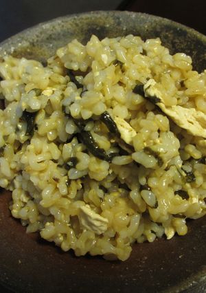 豆腐わかめ玄米ご飯-レシピのメイン写真