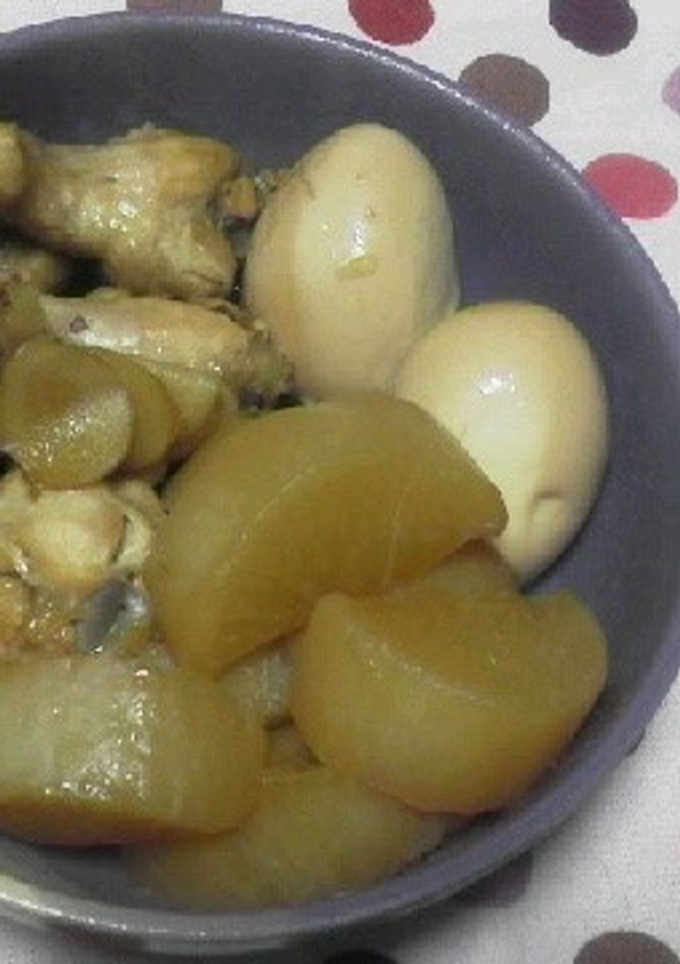 鶏手羽元と大根の煮物-レシピのメイン写真