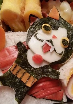 妖怪ウォッチ ガブニャン キャラ弁♪-レシピのメイン写真