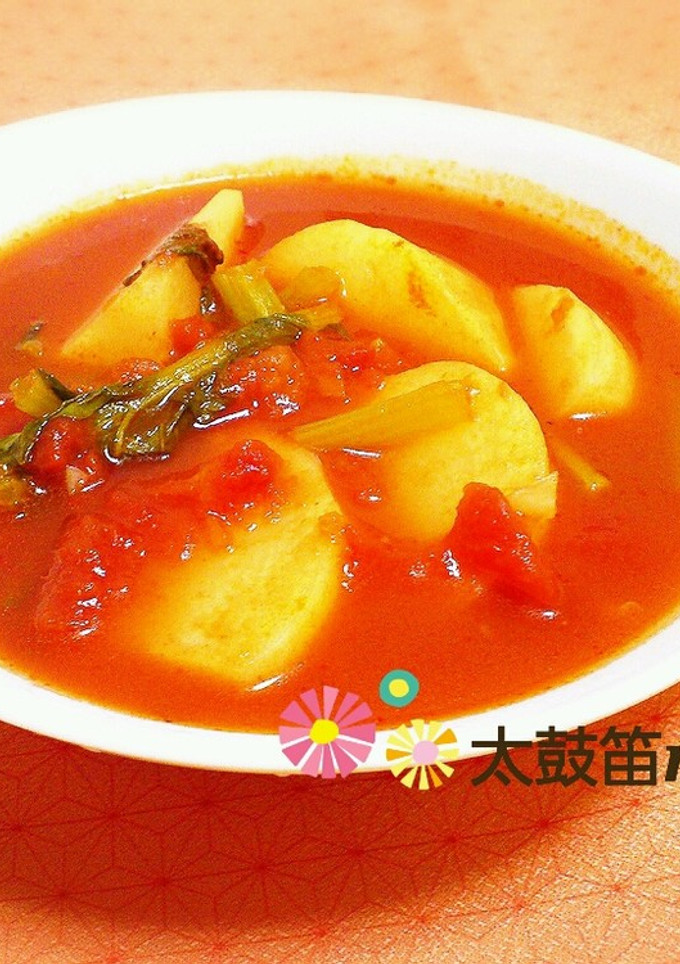 簡単♪かぶのトマトスープ-レシピのメイン写真