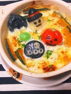 ハロウィン白玉★白グラタン(^^)-レシピのメイン写真