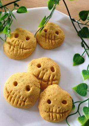 ジャックのハロウィン❤︎かぼちゃクッキー-レシピのメイン写真