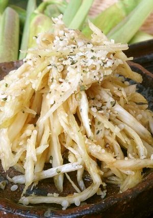 まこもたけの麻の実和え-レシピのメイン写真