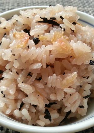 ♪ひじきと桜えびの炊き込みご飯♪-レシピのメイン写真