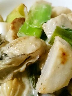 宮城旬野菜、里芋と牡蠣のクリーム煮-レシピのメイン写真