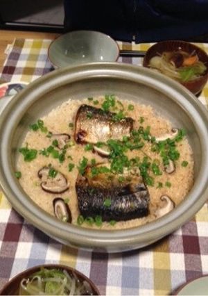 土鍋で炊く鯖ゴハン-レシピのメイン写真