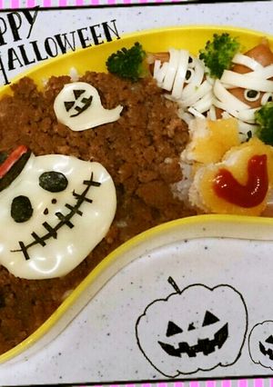 ジャックのキャラ弁～ハロウィンに♪～-レシピのメイン写真