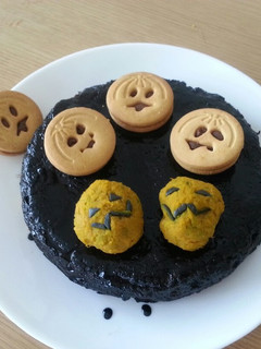 カボチャのケーキ チョコグラサージュがけ-レシピのメイン写真