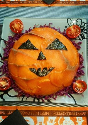 ☆ハロウィン ☆かぼちゃお化けのお寿司☆-レシピのメイン写真