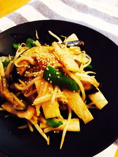 長いもの野菜炒め 幼児食にも♡-レシピのメイン写真