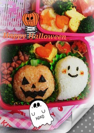 ハロウィンおにぎり 2014-レシピのメイン写真