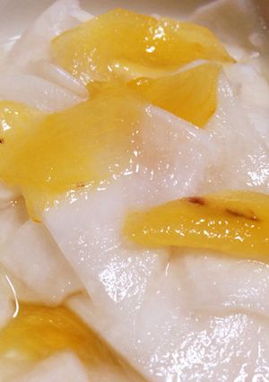かぶの酢の物(柿入り！)-レシピのメイン写真