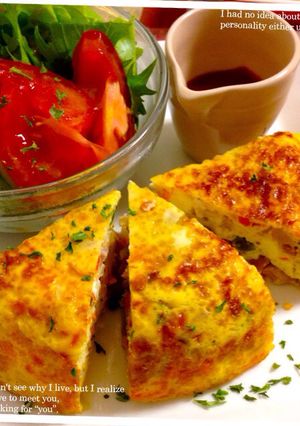 とっても簡単☆炊飯器deオムレツ-レシピのメイン写真