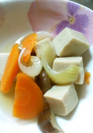 こうやどうふと野菜のうま煮-レシピのメイン写真