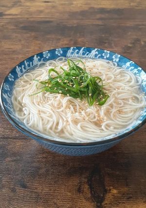 夜食や1人ランチに超簡単手抜きにゅうめん-レシピのメイン写真