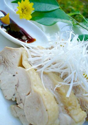 本場中国のコックさん直伝の蒸し鶏-レシピのメイン写真