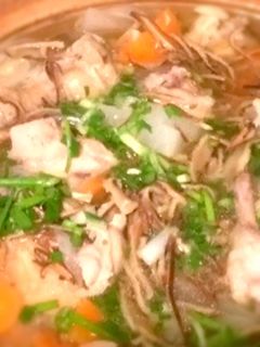 参鶏湯風鍋-レシピのメイン写真