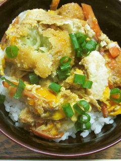 カリフラワーをフライにしてカツ丼もどきに-レシピのメイン写真