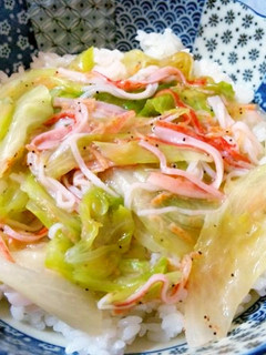 簡単!レタスの中華丼-レシピのメイン写真