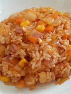 炊飯器で簡単ケチャップライス-レシピのメイン写真