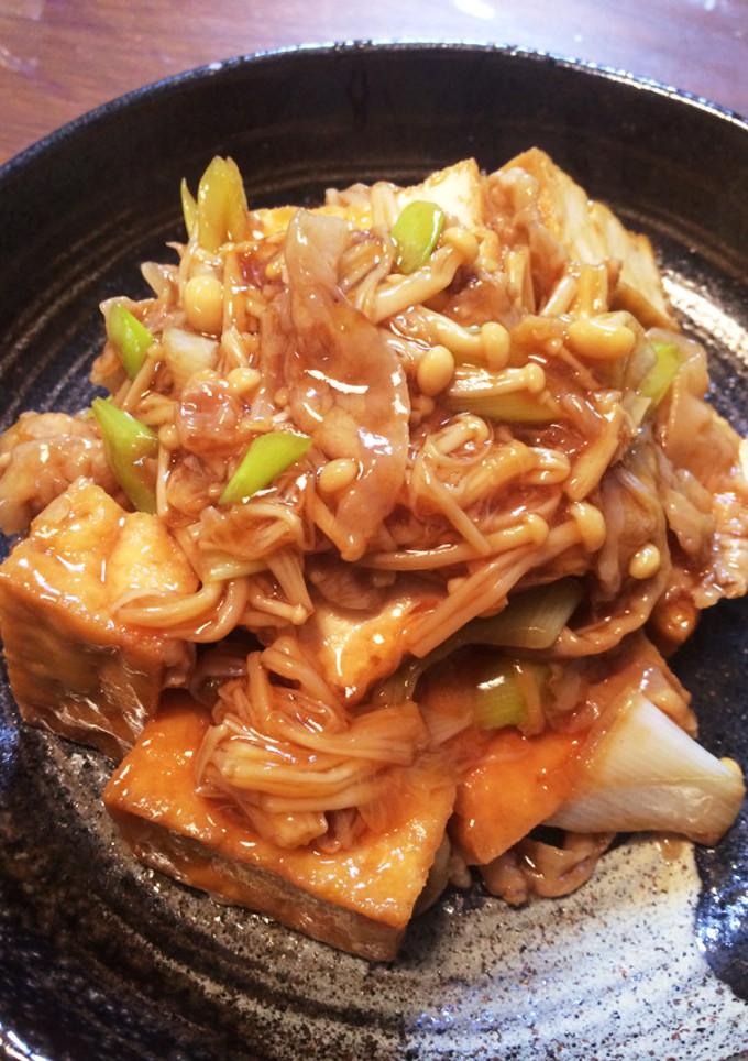 簡単☆厚揚げと豚肉の甘辛炒め-レシピのメイン写真