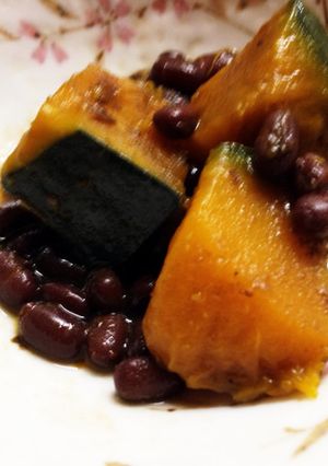 ほっこり美味しい♪かぼちゃ小豆-レシピのメイン写真