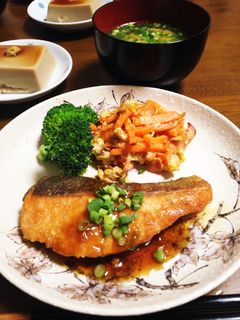 旬!秋鮭の照り焼きバター醤油風味-レシピのメイン写真