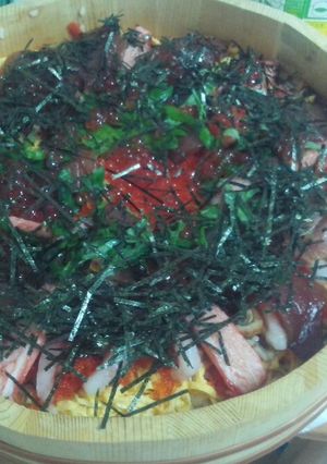 ミツカン　混ぜ込み稲荷のちらし寿司-レシピのメイン写真