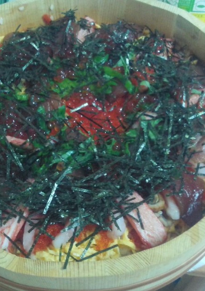 ミツカン　混ぜ込み稲荷のちらし寿司-レシピのメイン写真