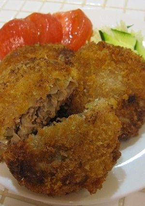キャベツと豆腐のメンチカツ-レシピのメイン写真