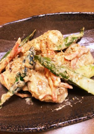 鶏ムネ肉のゴマ味噌マヨ炒め-レシピのメイン写真
