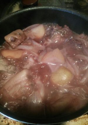 豚バラの赤ワイン煮-レシピのメイン写真