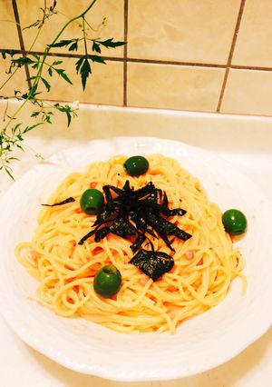簡単！たらこといかのスパゲティー-レシピのメイン写真