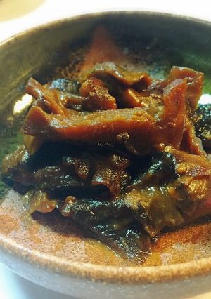 御飯のお供に 甘辛しいたけの辛子和え-レシピのメイン写真