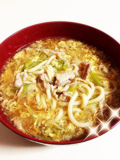 あんかけうどんであったまろ♡-レシピのメイン写真
