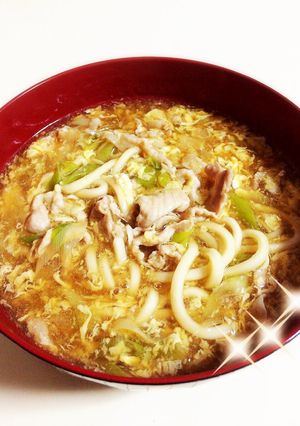 あんかけうどんであったまろ♡-レシピのメイン写真