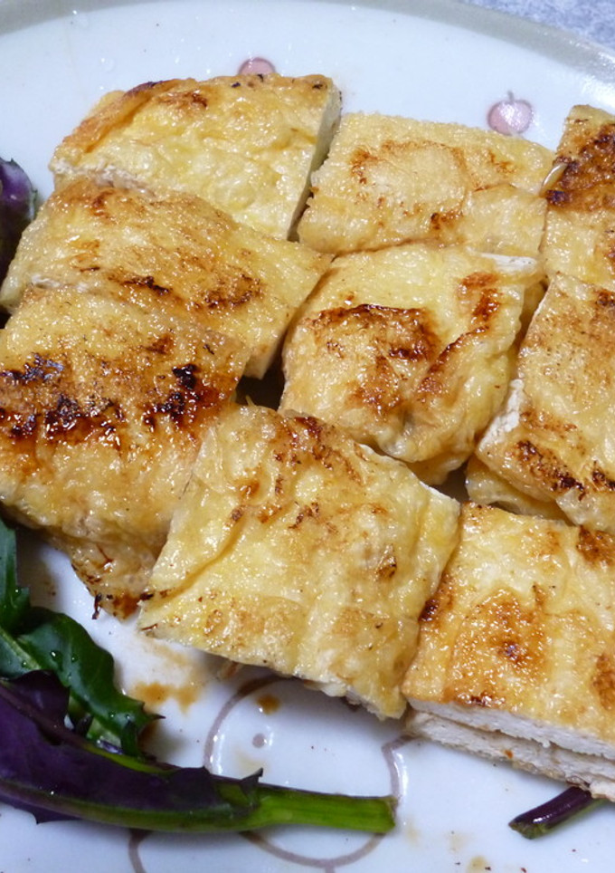 厚揚げのねぎとカツオはさみ焼き☆-レシピのメイン写真