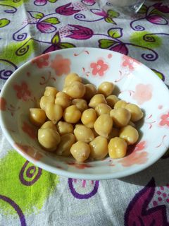 ヒヨコ豆の塩茹で-レシピのメイン写真
