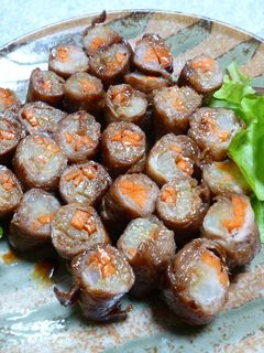 セロリの豚肉巻き(甘辛炒め)-レシピのメイン写真