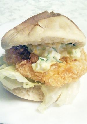 海老かつバーガー自作してみた。-レシピのメイン写真