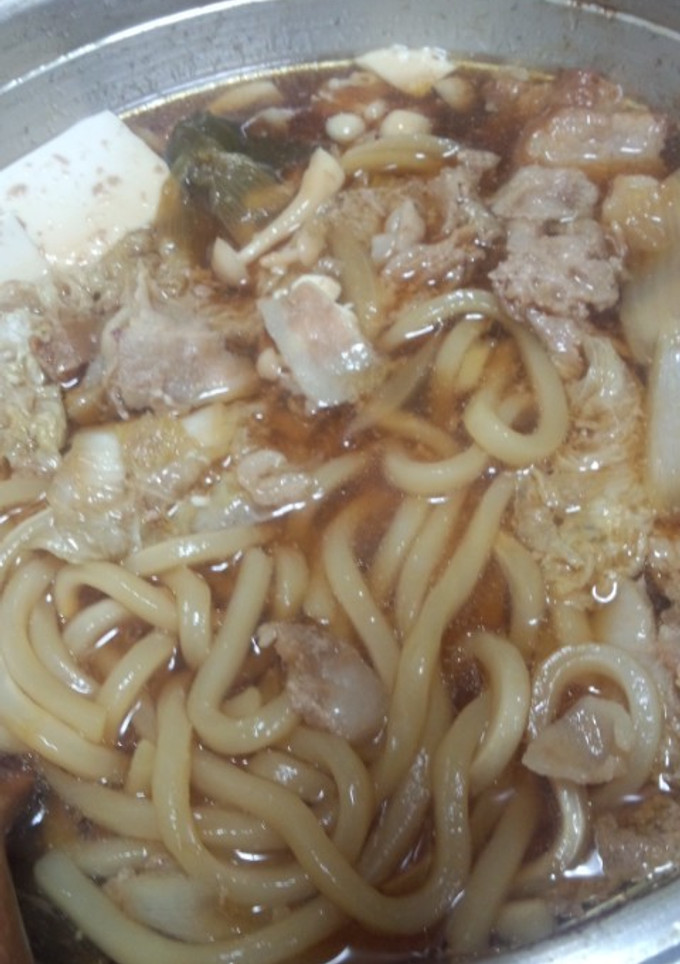 煮豚の残り汁ですき焼き☆-レシピのメイン写真